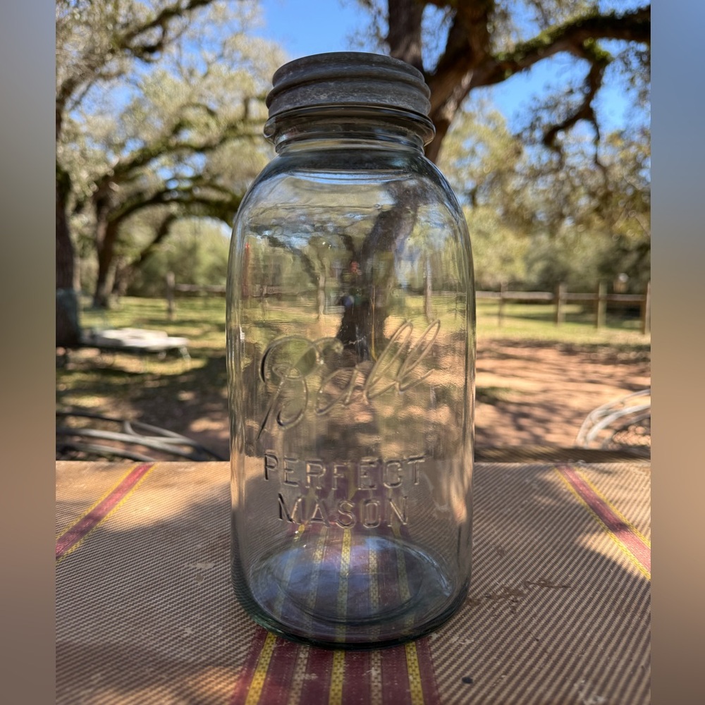 Perfect Mason Jar # 7 - Clear Glass